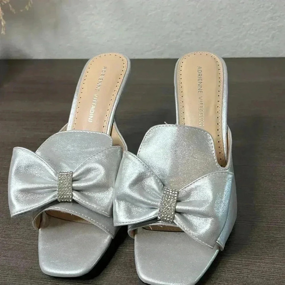 Adrienne Vittadini Gladys Bow Mule Size 9M - Picture 5 of 13